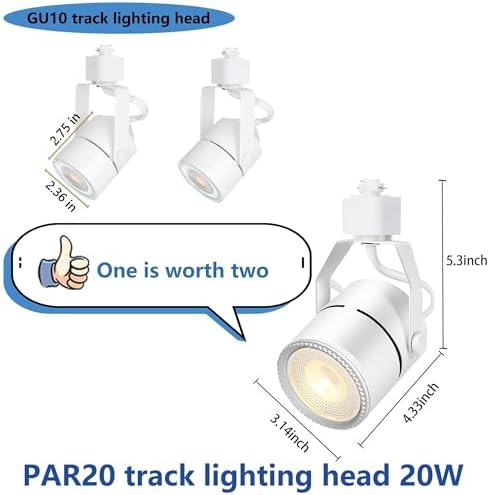 Bravsekai LED Track Lighting Kit