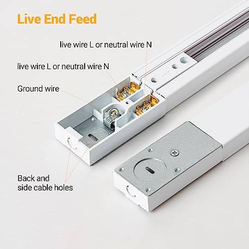 12-Light GU10 Track Lighting Kit with Modern Design