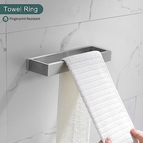 Sturdy Stainless Steel Towel Bar Set for the Bathroom