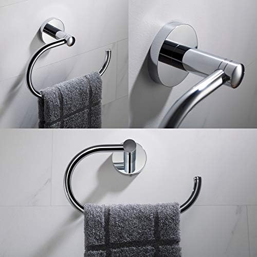 Kraus Elie Chrome bathroom towel ring