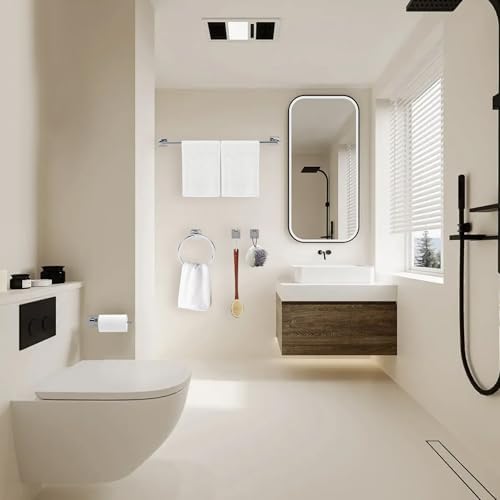 Premium Polished Chrome Bathroom Hardware Set for a Crystal-Clear Home