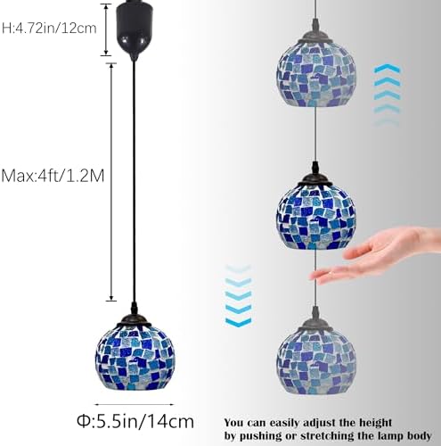 Glob e Adjustable Track Pendant light