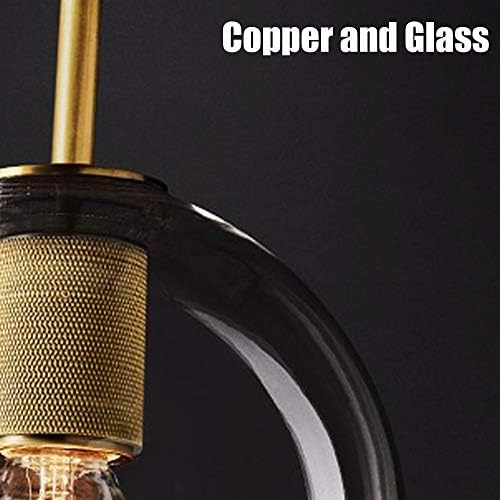 Bright Elegant Dimmable Copper Pendant Light for Home