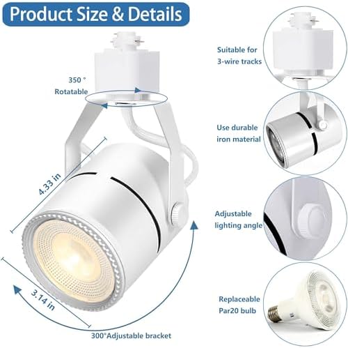 Bravsekai LED Track Lighting Kit