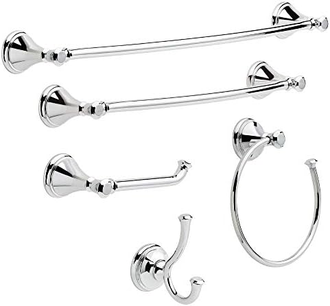 Delta 24-in Wall Mount Towel Bar Polished Chrome