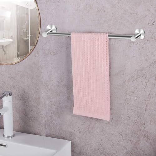 MGahyi Adjustable Towel Bar Silver - wall-mounted rustproof