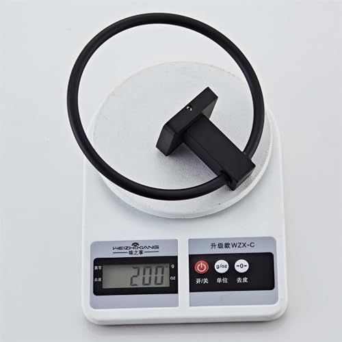 Matte Black Towel Ring Modern Hand Towel Holder SUS304 Stainless Steel
