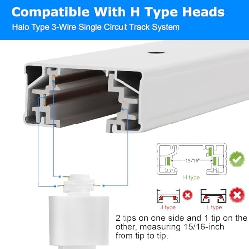 Sturdy H Track Lighting Rails Kit