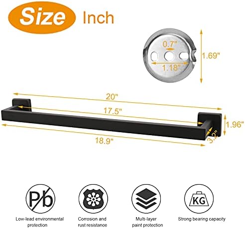 Tactical Bath Towel Rack - Sturdy Wall-Mounted Towel Holder