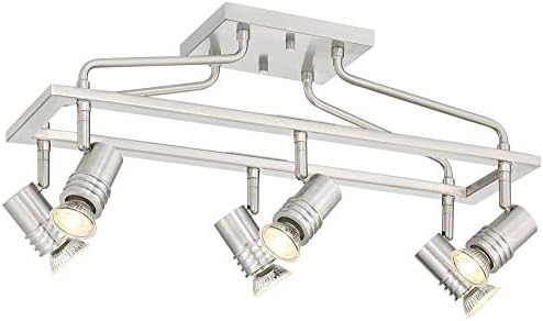 6-Head LED Ceiling Track Light Kit