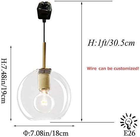 Bright Elegant Dimmable Copper Pendant Light for Home