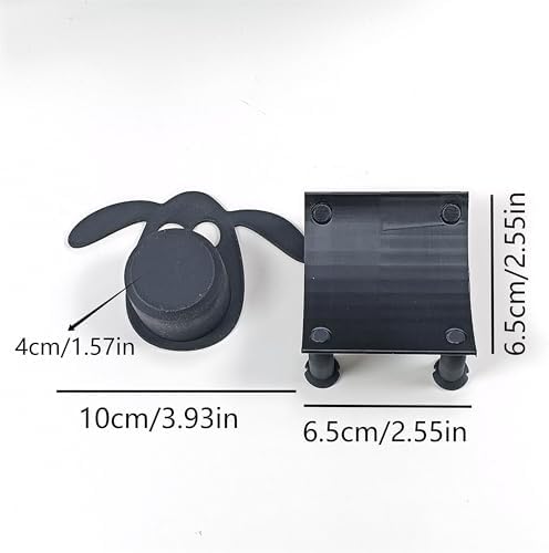 adorable sheep-shaped toilet paper holder set