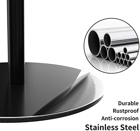 4-in-1 Toilet Paper Holder with Stainless Steel Surface