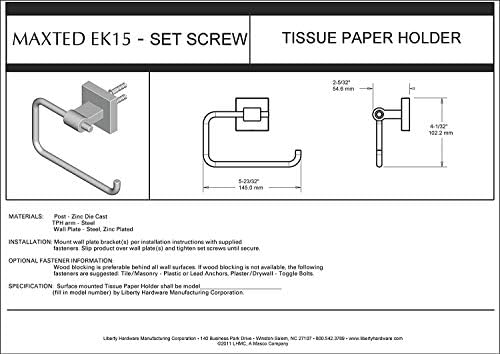 Chic Chrome Toilet Paper Holder