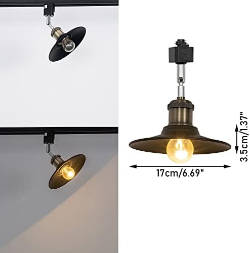 KAYYELAMP Retro Design Track Lighting Fixture for Galleries Front Rooms