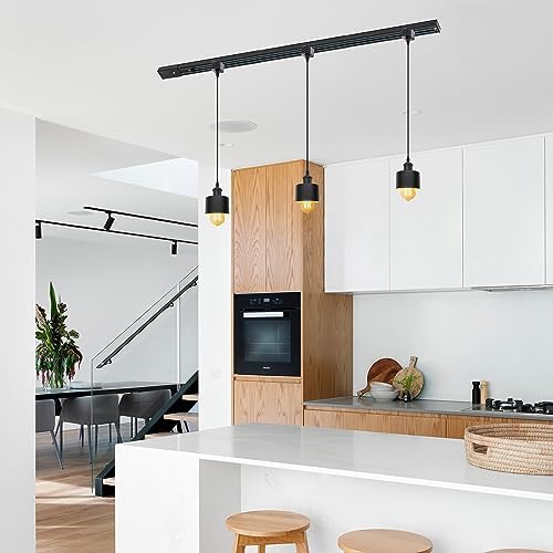Modern Black Pendant Light for Kitchens