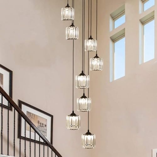 Dongao Duplex Spiral Hanging Chandelier