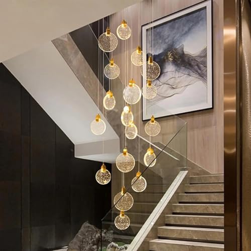 Modern Long Crystal Chandelier