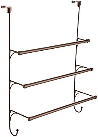 Over the Door 3-Tier Towel Bar Rack