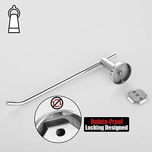 JQK Chrome Towel Ring 9-Inch Polished Stainless Steel Bar Holder