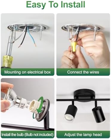 6-Way Track Lighting Kit for Modern Home