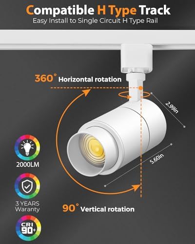 VANoopee 3-Color 20W Track Lighting