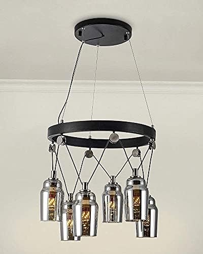Height-Adjustable Chandelier Vintage Design Home Lighting