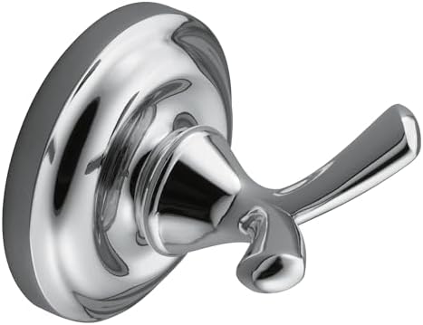 Moen BP6903CH Chrome Robe Hook - Easy Install and Durable High-Quality Design