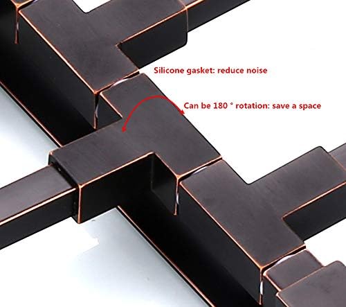 Space-Saving Oil-Rubbed Bronze Towel Holder