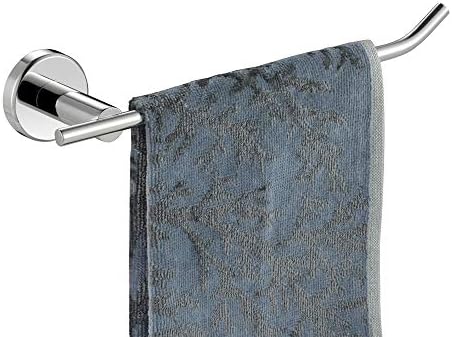 JQK Chrome Towel Ring 9-Inch Polished Stainless Steel Bar Holder