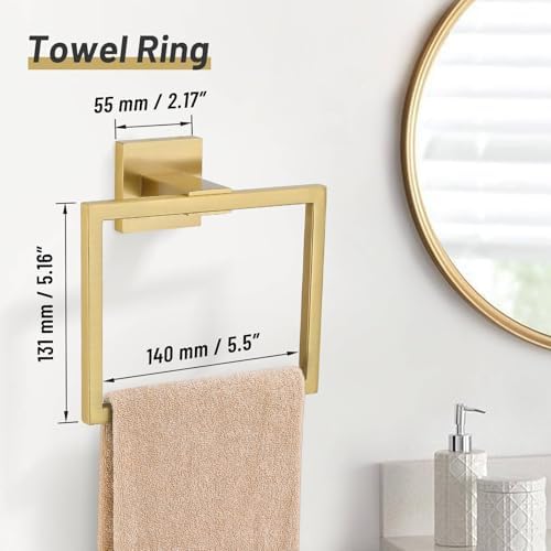 10-Piece High-Quality Stainless Steel Towel Bar Set for Bath Remodeling