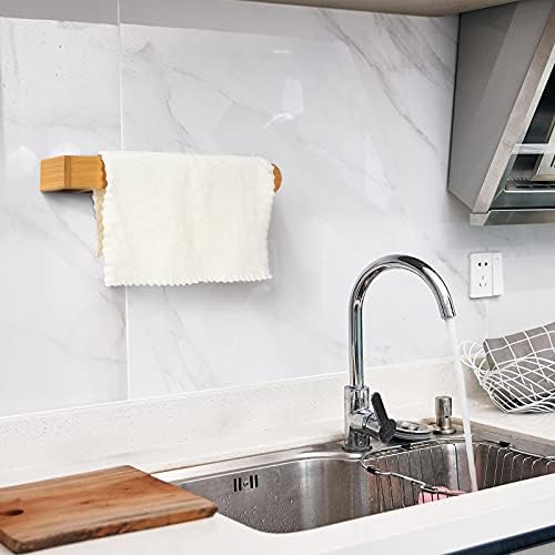 Sturdy Bamboo Towel Holder for Bathrooms