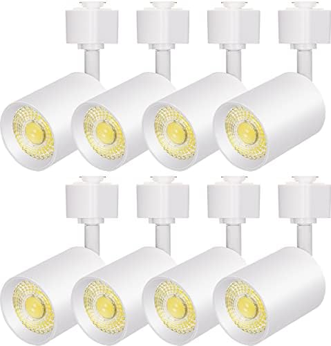 8-Piece 10W LED Track Lighting Heads CRI 90 3000K Warm White