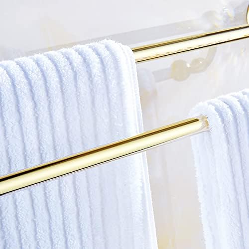 Eco-Friendly Double Towel Bar Space-Saving for Bathroom Kitchen