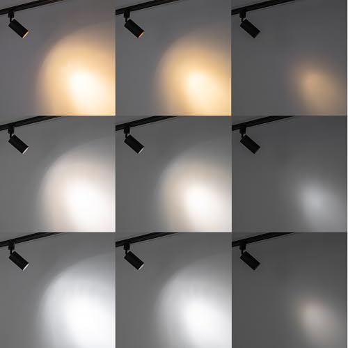 Adjustable Modern Black Track Lighting Set for Home Use