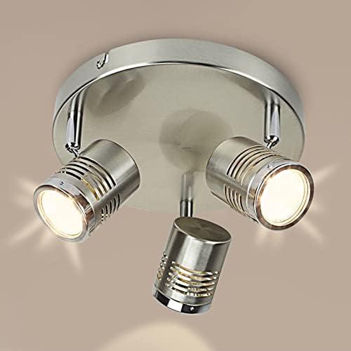Industrial Lighting Kit 3-Light Track Ceiling Lighting