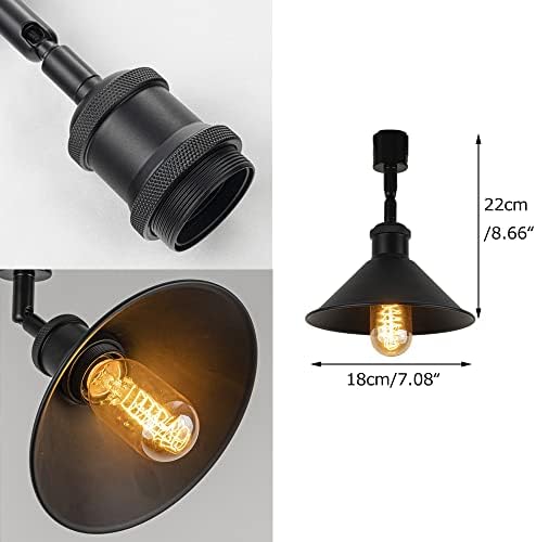 Adjustable J-Type Track Lighting E26