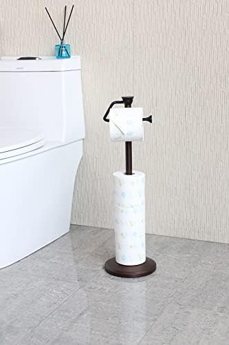 ZCCZ Space-Saving Toilet Paper Holder Stand