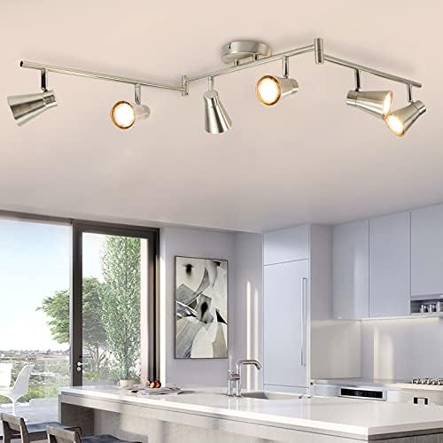 Illuminate Your Space with 6-Light Flexible LED Spot Lighting