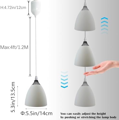 Adjustable cord length pendent Chrome LED Track Light
