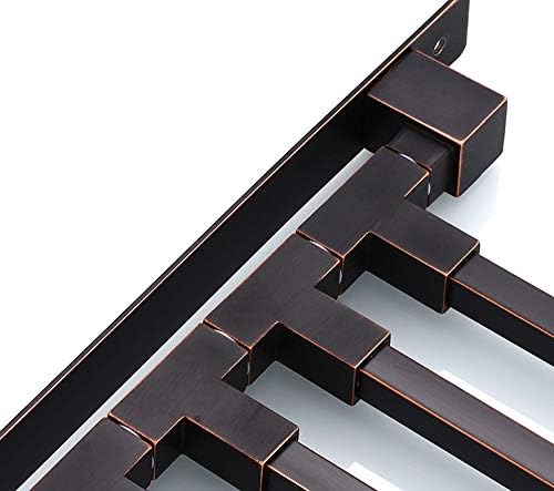 Space-Saving Oil-Rubbed Bronze Towel Holder