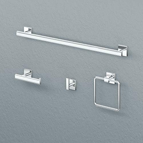 Gatco 4052 Elevate Towel Ring 613 Chrome Overflow System