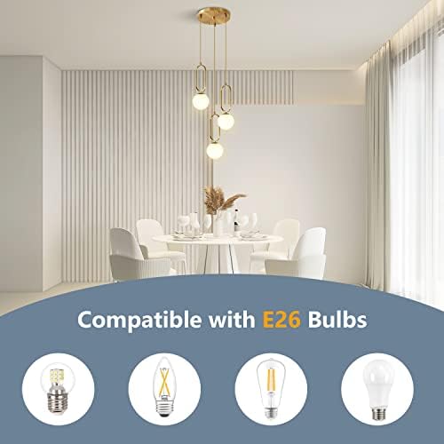 Chic 3-Light Globe Pendant Light