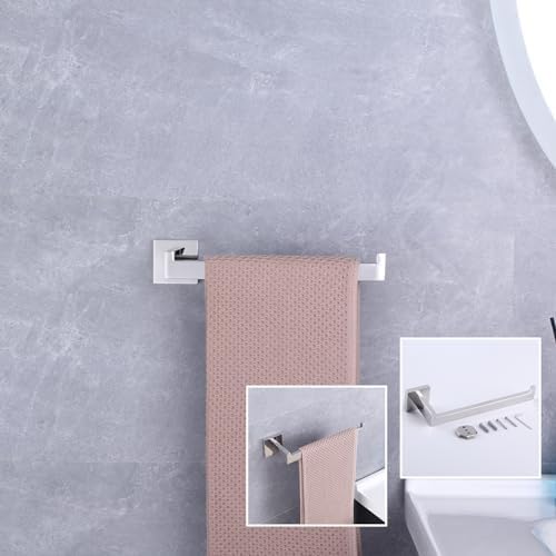 Elegant Stainless Steel Towel Holder GERZWY Dishwasher Safe Bathroom Kitchen Organizer