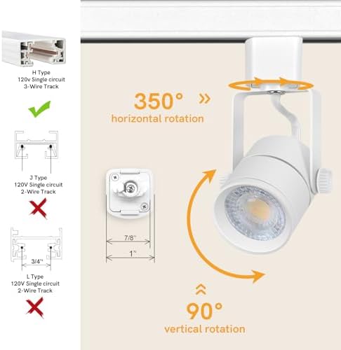 3-Wire Track Lighting System H Type