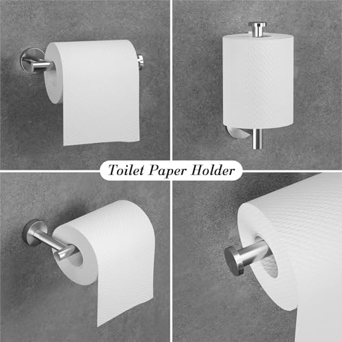 Bathroom Hardware Towel Bar Set Brushed Nickel 5-Piece Set Hand toxin-free