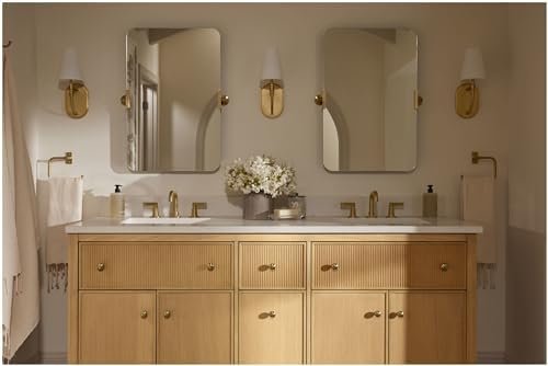 odor-resistant 75 Polished Nickel Castia Towel Ring by Kohler