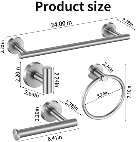 Complete Bathroom Accessories Set for Every Home Rust-Proof Durable