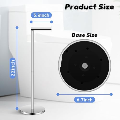 TACGEA Stainless Steel Toilet Paper Holder 4 Rolls Space-Saving Design