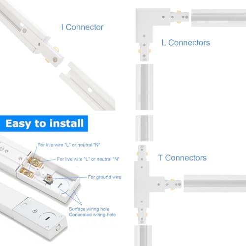 Sturdy H Track Lighting Rails Kit